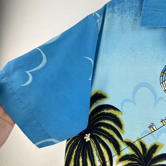 Vtg American Paradise St Thomas Shirt Mens Sz XXL Hot Air Balloon Single Stitch - Picture 2 of 7